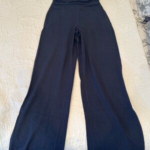 Lululemon Athletica Dark Blue Wide-Leg Pants